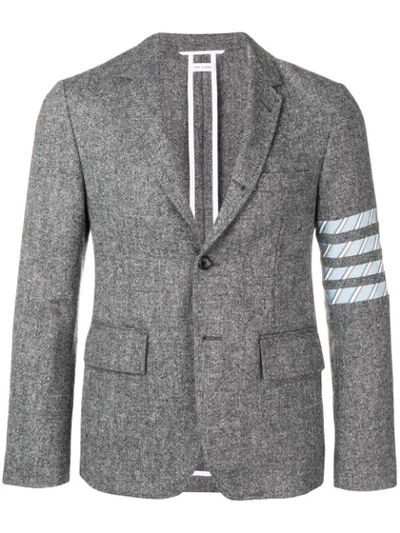 Shop Thom Browne 4-bar Donegal Tweed Sport Coat In 035 Medium Grey