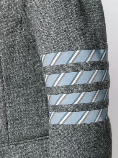 Shop Thom Browne 4-bar Donegal Tweed Sport Coat In 035 Medium Grey