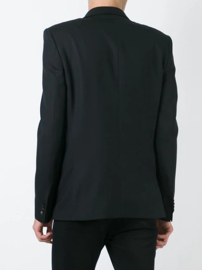 Shop Givenchy Classic Fitted Blazer - Black