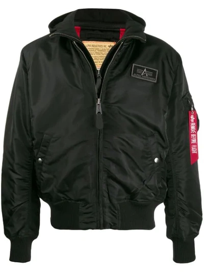 Shop Alpha Industries Ma1 D-tec Jacket In Black