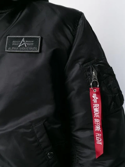 Shop Alpha Industries Ma1 D-tec Jacket In Black