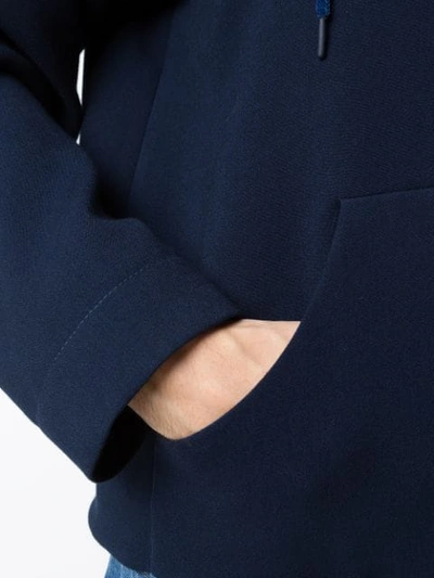 Shop À La Garçonne Zipped Raglan Sleeves Jacket In Blue