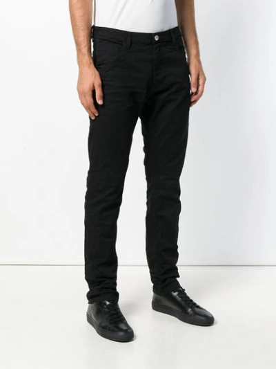 Shop Poème Bohèmien Poème Bohémien Slim Fit Jeans - Black