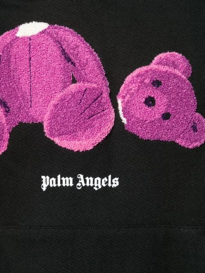 PALM ANGELS KILL THE BEAR PRINTED HOODIE - 黑色