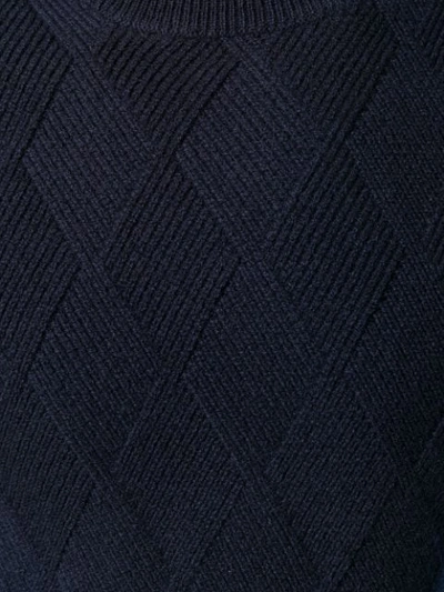 Shop Corneliani Fine Knit Jumper In Blue
