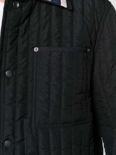 Shop Craig Green Quilted Snap Button Jacket - Black