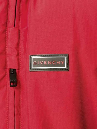 Shop Givenchy Padded Hooded Jacket In Black