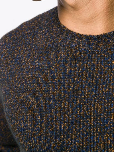 Shop Ermenegildo Zegna Crew Neck Jumper In Blue