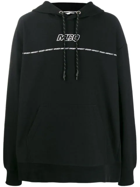 mcq logo hoodie