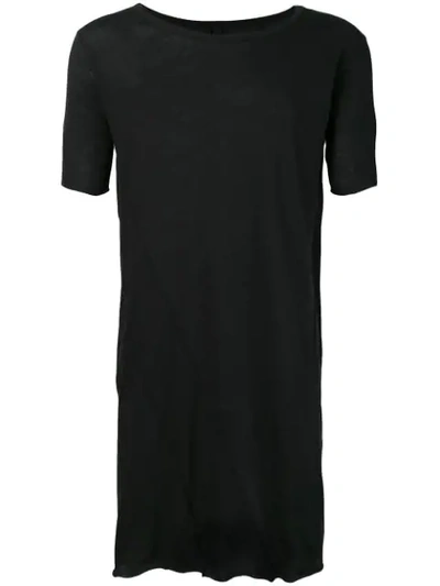 Shop Army Of Me Fitted Long T-shirt - Black