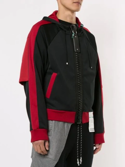 Shop Miharayasuhiro Reversible Zipped Jacket In Black
