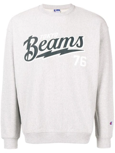 Shop Champion Beams Sweatshirt - Grey