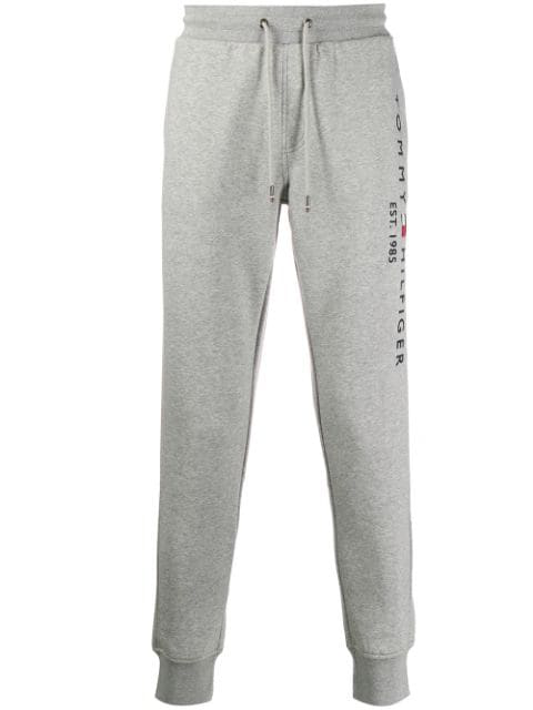 tommy hilfiger grey track pants