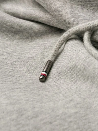 Shop Tommy Hilfiger Embroidered Logo Track Pants In Grey