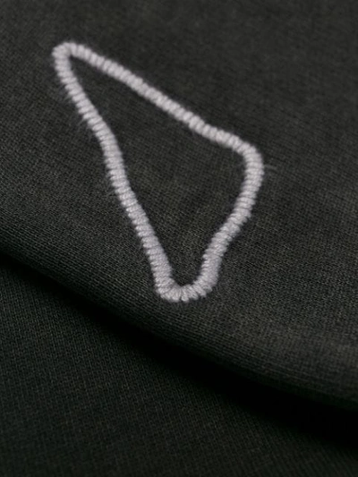 Shop Off-white Printed Logo Hoodie In Black