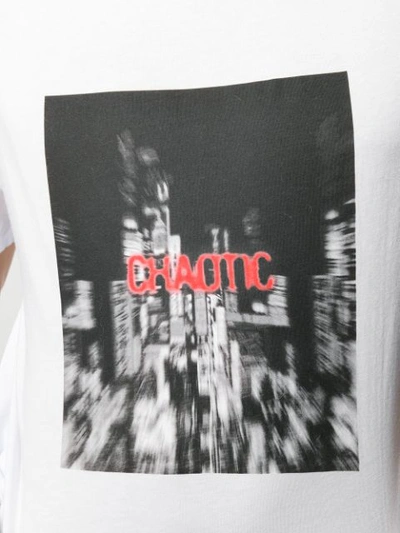 Shop Neil Barrett Chaotic T-shirt In White