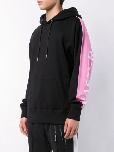 Shop Mastermind Japan Logo Panel Hoodie In Black