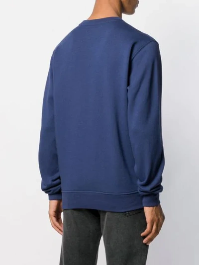 Shop Affix Logo Print Sweatshirt In Blue