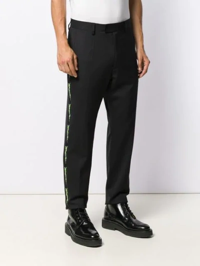 Shop Just Cavalli Drop-crotch Tailored Trousers In Black