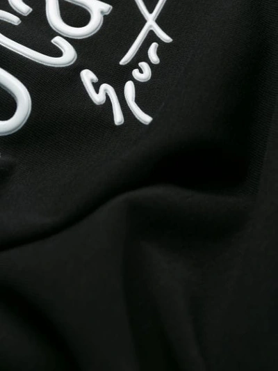 Shop Roberto Cavalli Printed Logo T In Black
