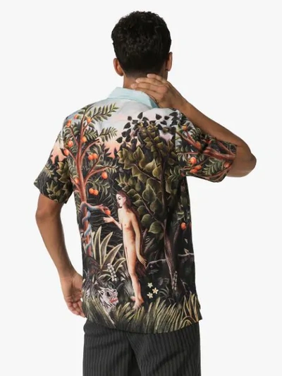 Shop Endless Joy Garden Of Eden Print Shirt In Multicolour