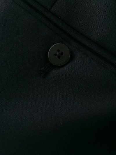 Caruso Pin Tuck Two Piece Suit In Blue