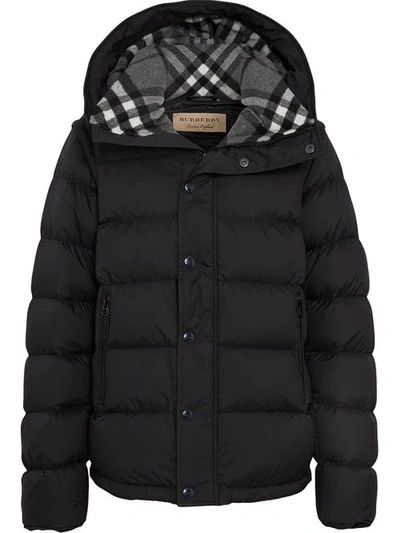 Burberry Detachable-sleeve Down-filled Hooded Puffer Jacket In Black |  ModeSens