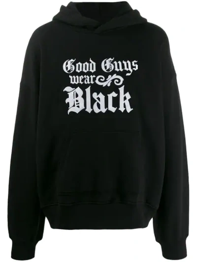 Shop Amiri Slogan Cropped Hoodie In Black