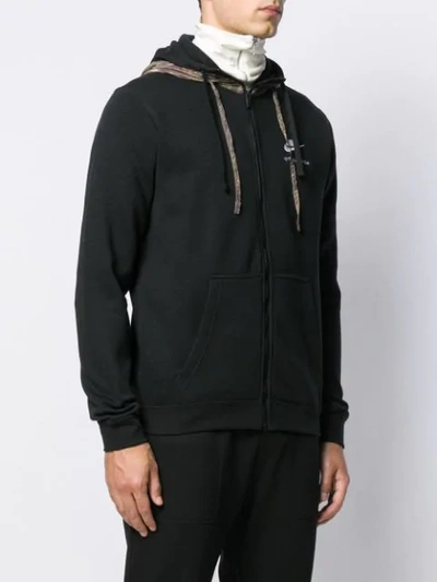 Shop Alyx Nike X1017  9sm Zip Hoodie In Black