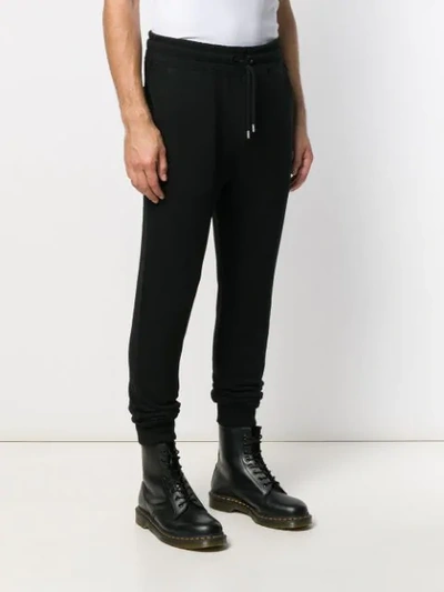 Shop Dondup Slim-fit Track Trousers In Black