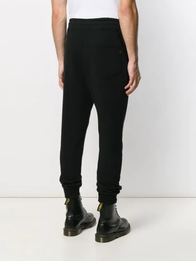 Shop Dondup Slim-fit Track Trousers In Black