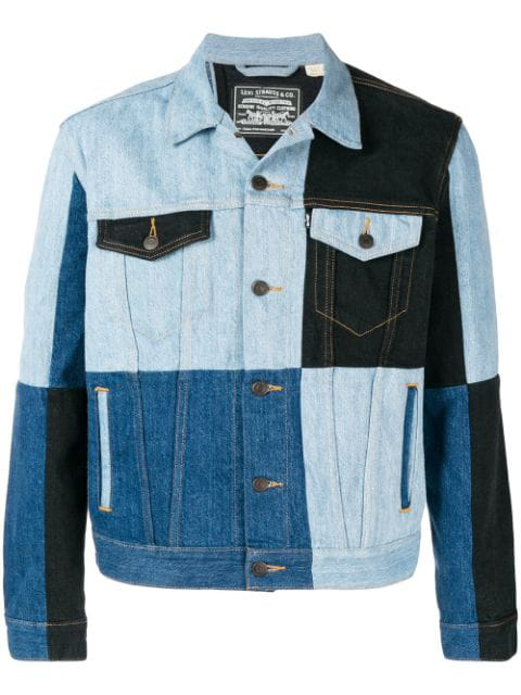 gosha rubchinskiy x levi's patchwork jacket