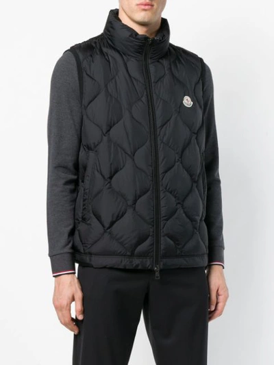 Shop Moncler Allemont Gilet - Black