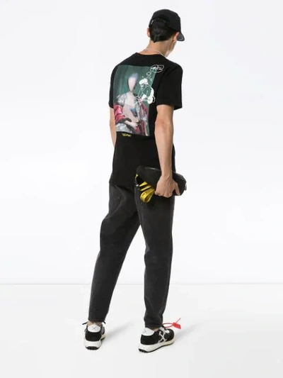Shop Off-white Painting Print T-shirt In Black