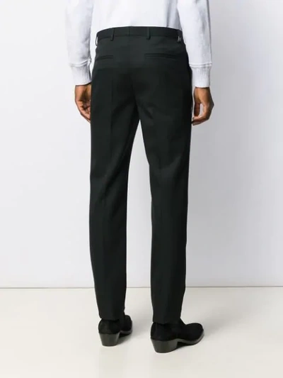 Shop Givenchy Straight Leg Trousers In Black