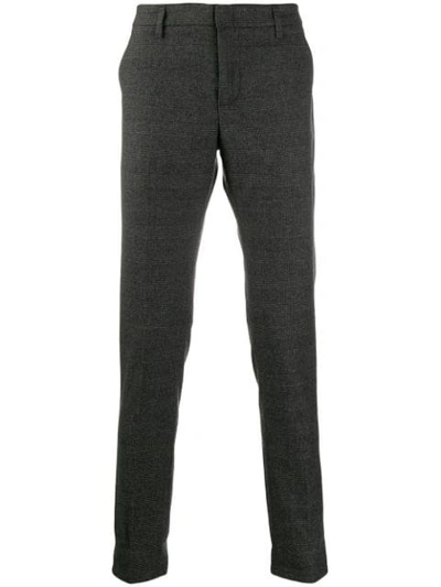 Shop Dondup Tailored Slim Fit Trousers In Grey