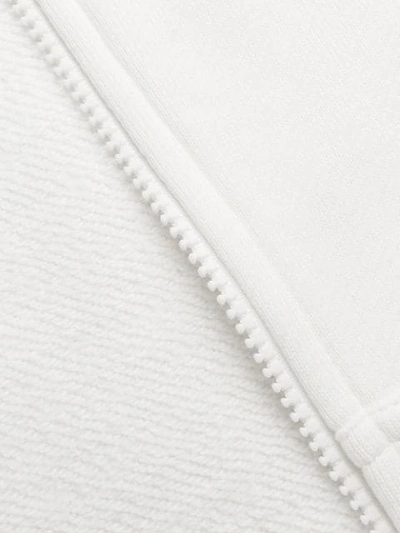 Shop Adidas Originals Cotton Logo Hoodie In Cwh White