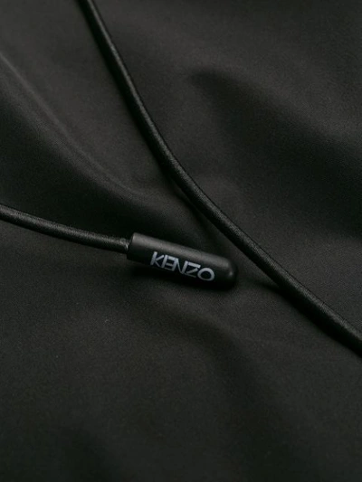 Shop Kenzo Reversible Logo Windbreaker Jacket In Black