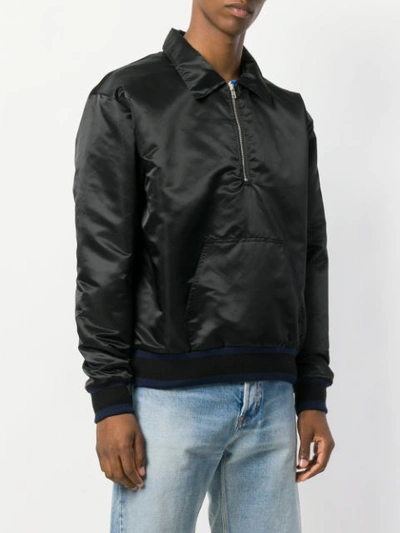 Shop Noon Goons Pouch Pocket Bomber Jacket In Black