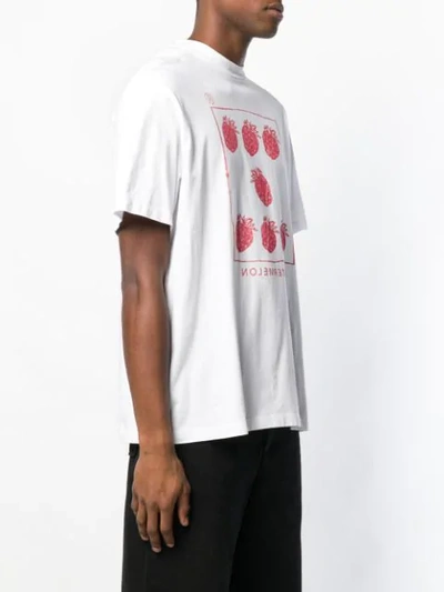 Shop Acne Studios Fruit Print T In White