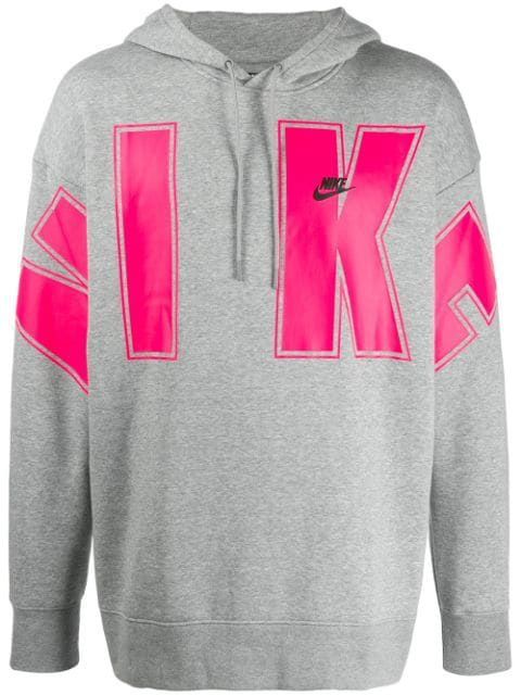 nike logo print sweatshirt