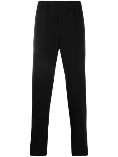 Shop Givenchy Contrast Stripe Track Pants In Black