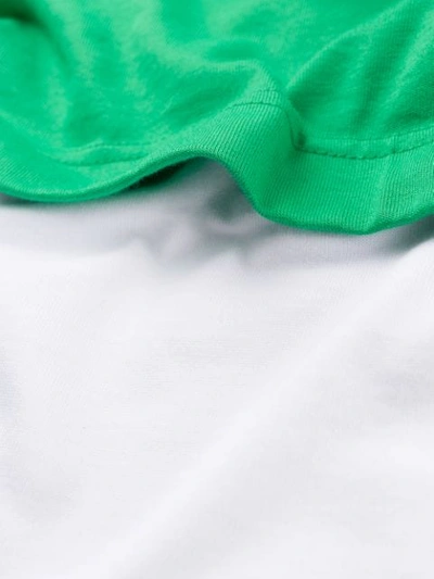 Shop Comme Des Garçons Shirt Layered Long Sleeve T-shirt In Green