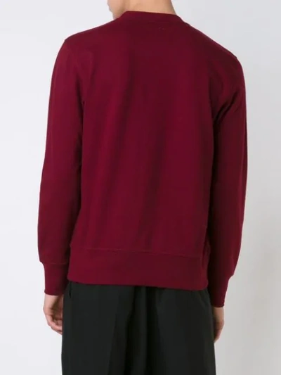Shop Vivienne Westwood Man Crown Print Sweatshirt In Red