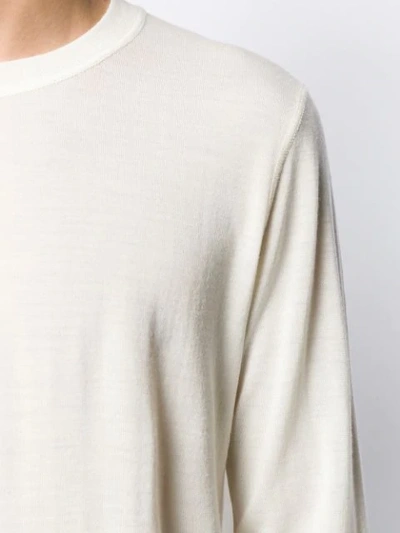 Shop Jil Sander Long Sleeve T-shirt In 102 White