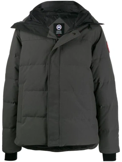 Shop Canada Goose Macmillan Quilted Parka In Grey