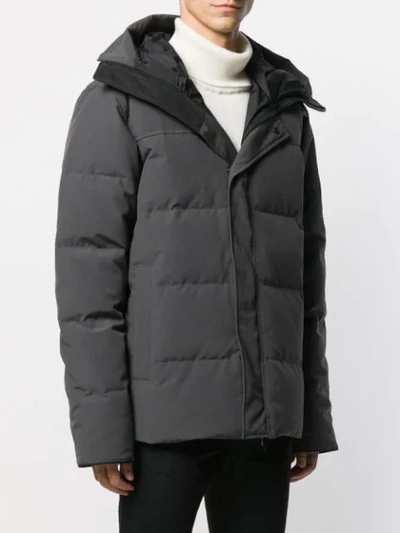 Shop Canada Goose Macmillan Quilted Parka In Grey