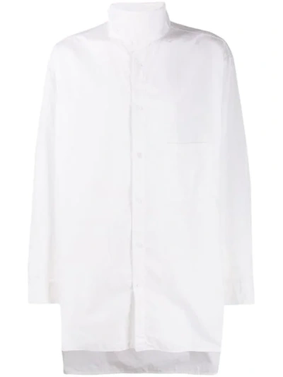Shop Yohji Yamamoto Relaxed Fit Shirt In White