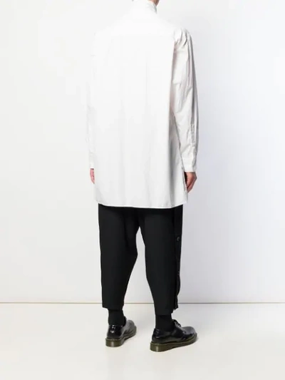 Shop Yohji Yamamoto Relaxed Fit Shirt In White