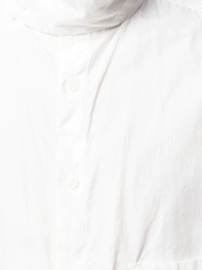 YOHJI YAMAMOTO RELAXED FIT SHIRT - 白色